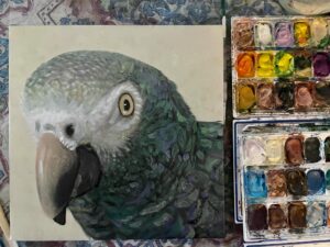 Portrait of a Parrot