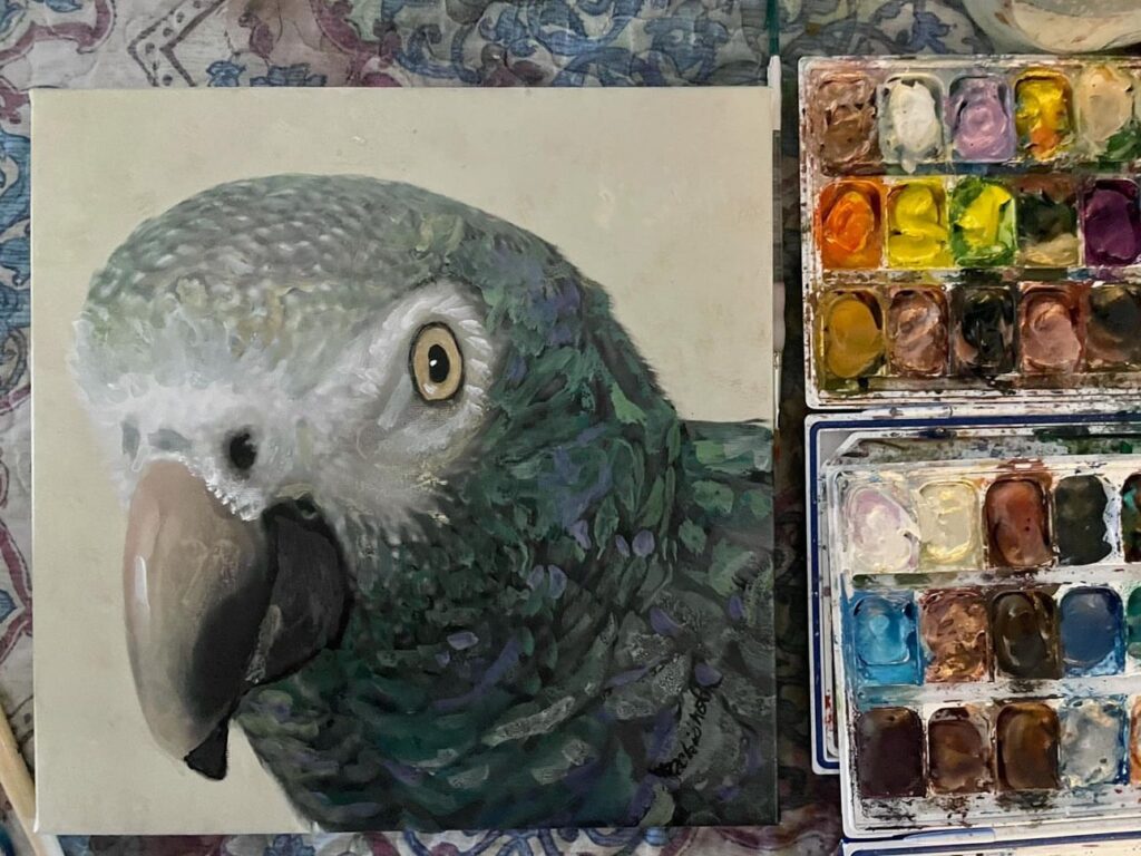 Portrait of a Parrot