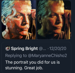 Maryanne Chisholm Fine Art & Portraits Positive client Reviews