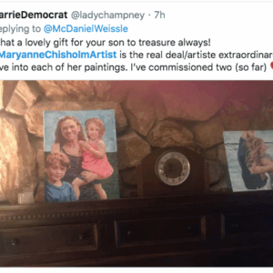 Maryanne Chisholm Fine Art & Portraits Positive client Reviews