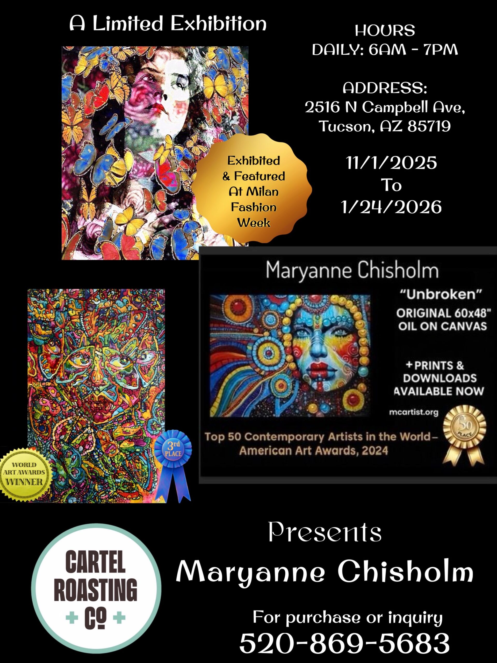 Exhibitions Poster for Maryanne Chisholm