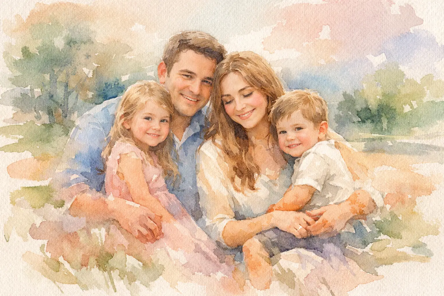 Custom Family Portrait Painting That Lasts