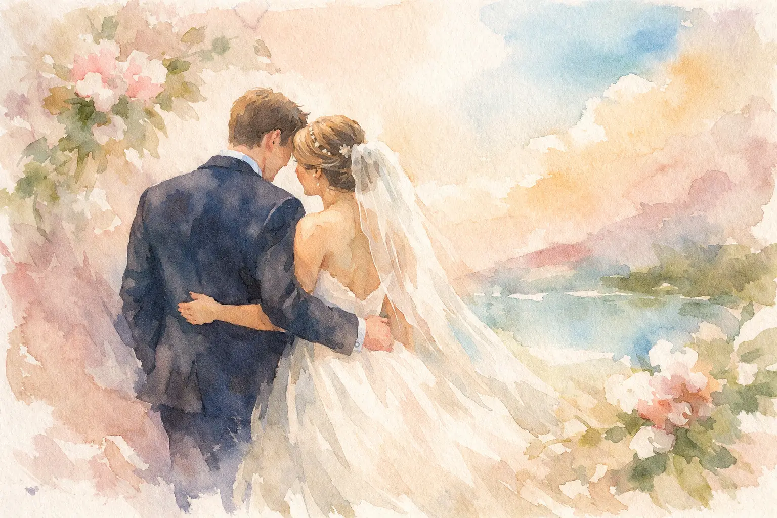 Custom Wedding Portrait Painting Guide 1 Custom Wedding Portrait Painting Guide