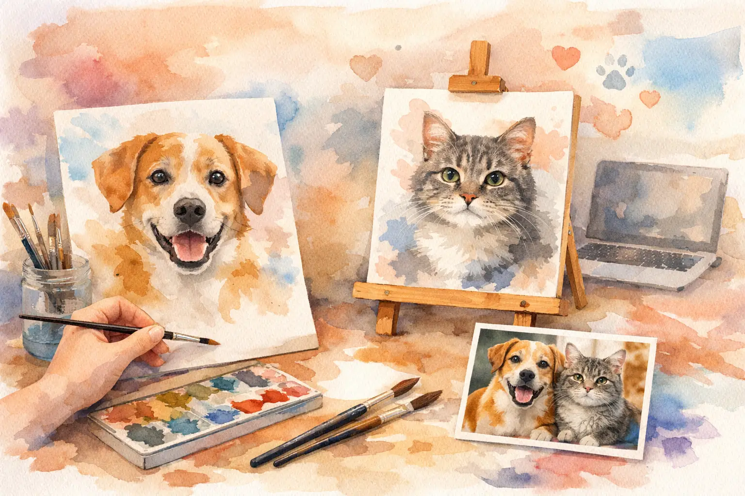 How to Order Custom Pet Artwork Easily