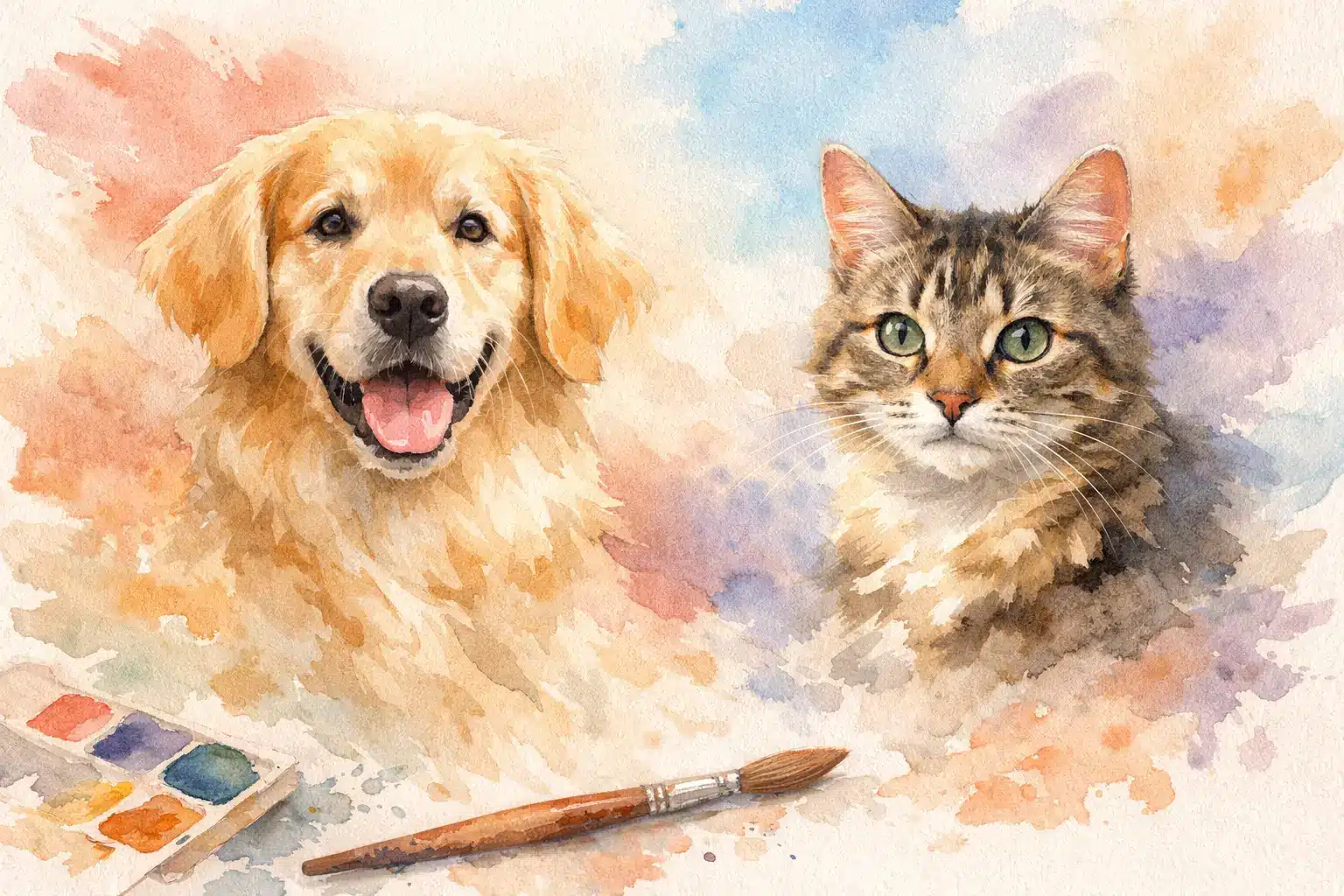 Why Custom Hand Drawn and Painted Pet Portraits Matter 1 Why Custom Hand Drawn and Painted Pet Portraits Matter