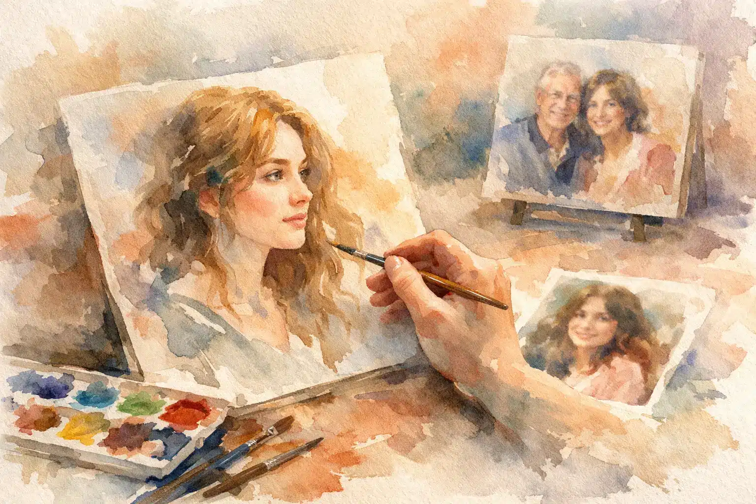 Why Custom Hand Painted Portraits Matter 1 Why Custom Hand Painted Portraits Matter